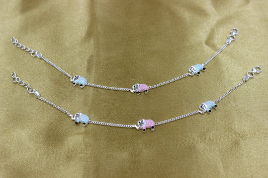 Cute Elephant kids anklet