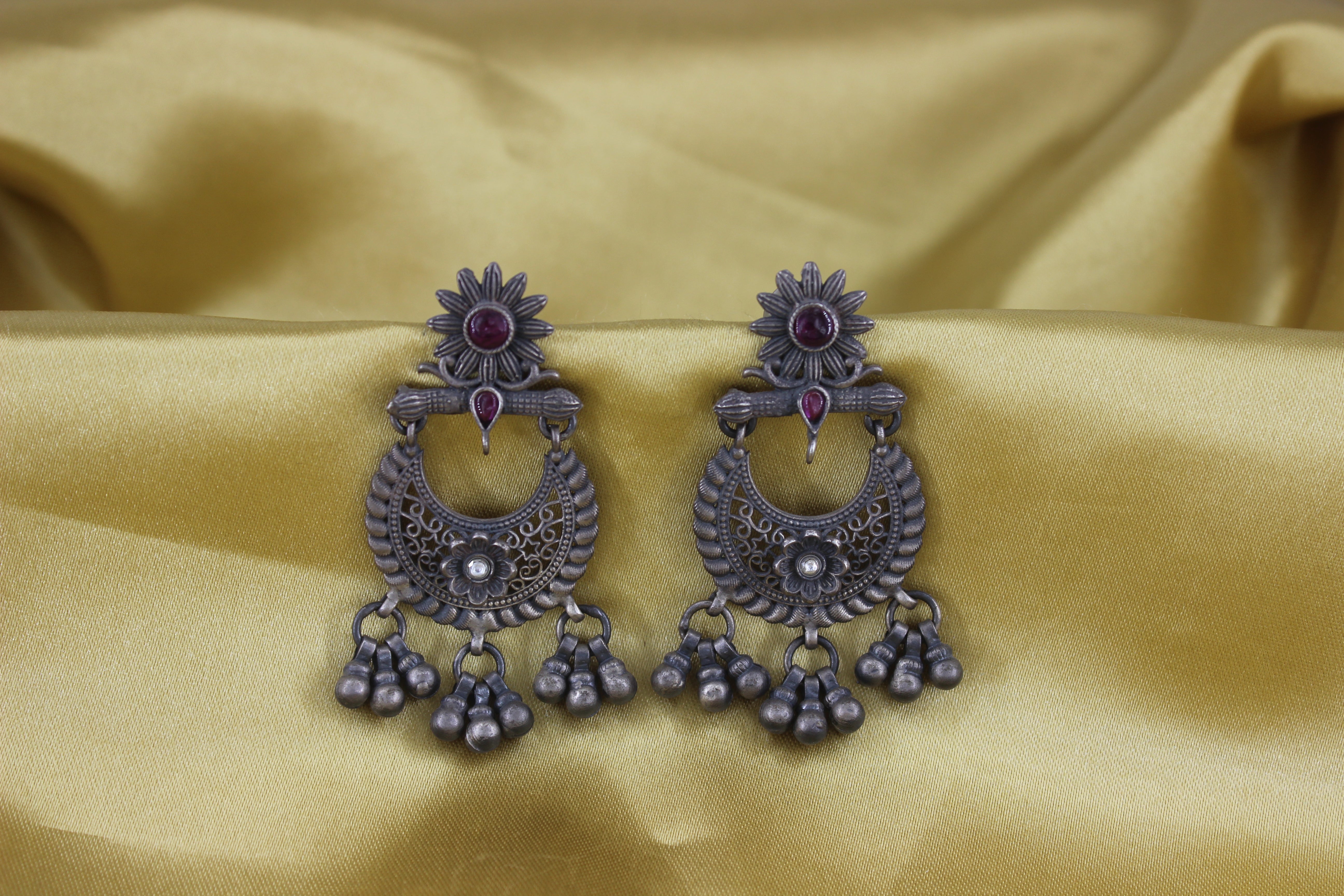 Antique Handmade Kempstone Chandbali's