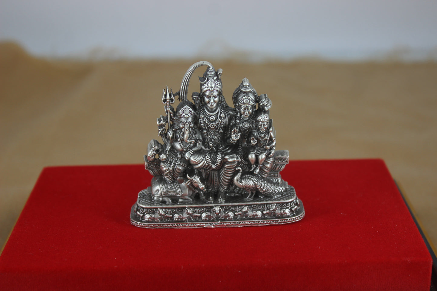 2D Shiv Parivar in 92.5% Silver